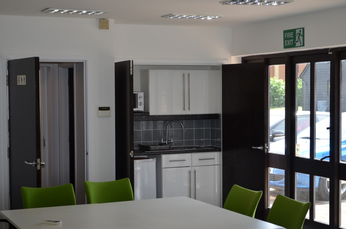 new sales office kitchen