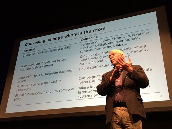 Marc Rettig speaking at UX London 2016