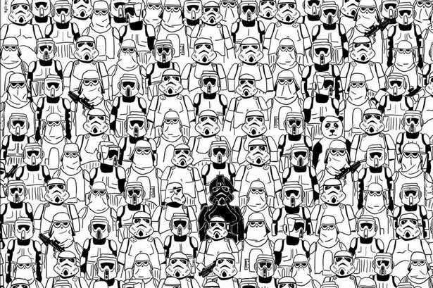 spot the panda sharebait
