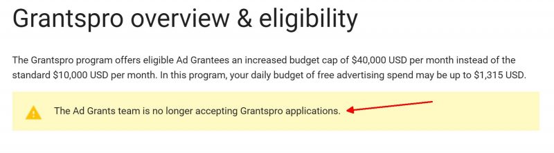 Grantspro Overview & Eligibility