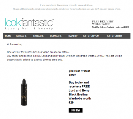 look-fantastic-offer-email