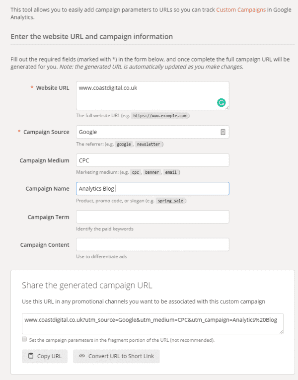 url builder