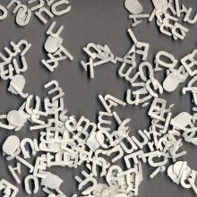 Abstract Broken Typography