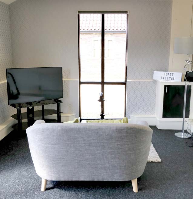 UX biometrics lab mobile testing area