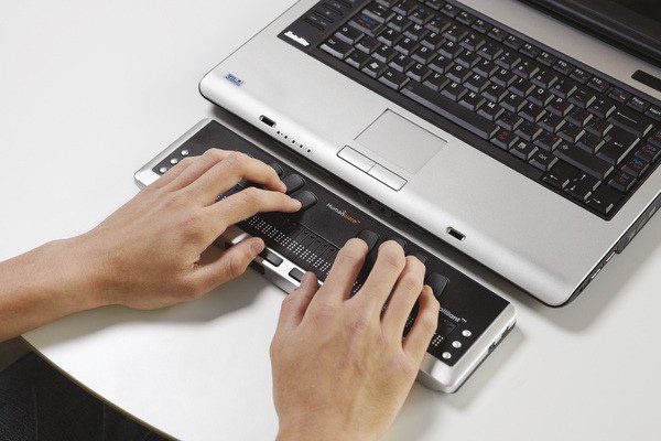screen reader in use