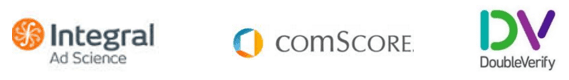 integral ad science, comscore, double verify