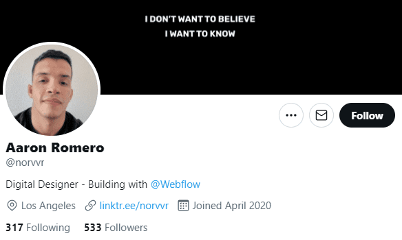 Aaron Romero Profile 