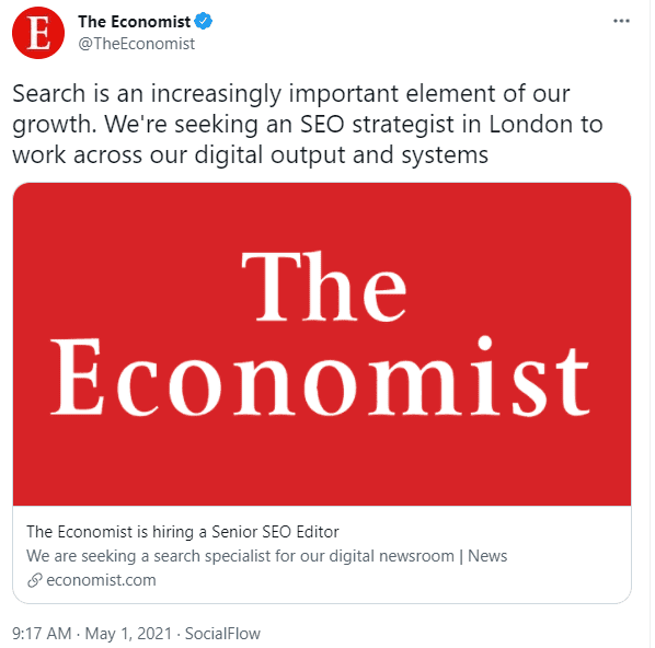 The Economist Tweet