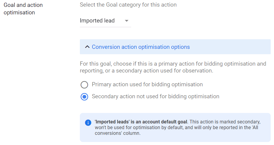 Goal & Action 
