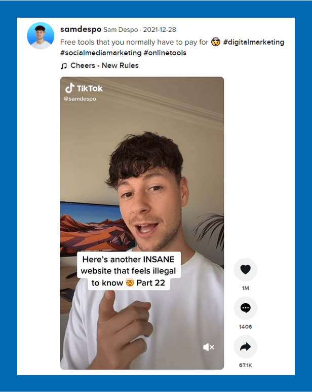 Sam Despo TikTok