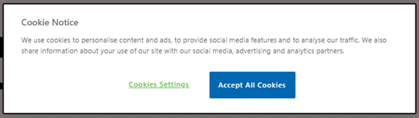 Example Cookie Banner 