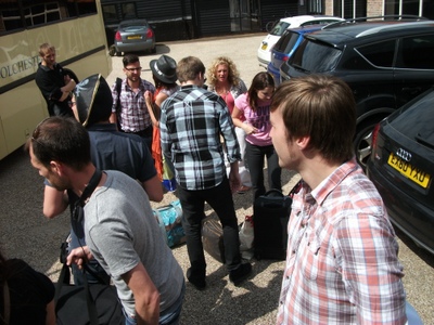 Boarding the Coach