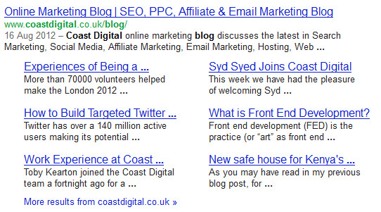 Listed in Google