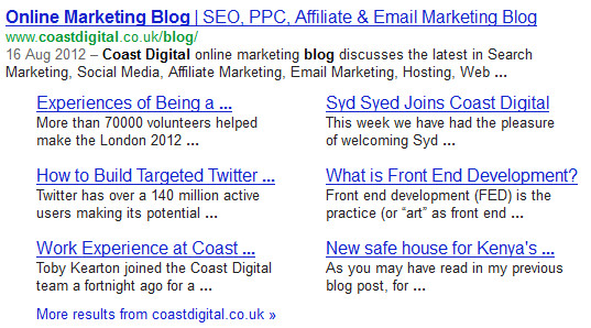 Listed in Google