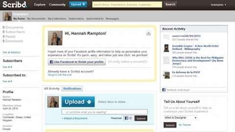 Scribd site