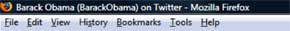 Barack Obama's Twitter Profile