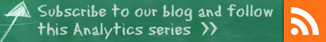 Subscribe to our blog and follow this Analytics series