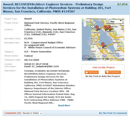 Fill project details