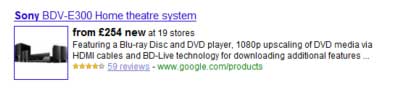 Google as product reviewer