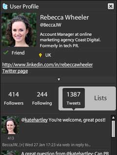 Rebecca Wheeler on Twitter